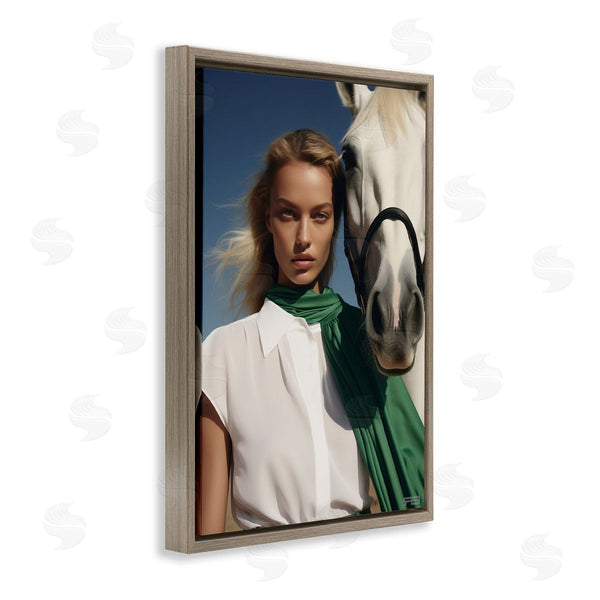 Stupell Industries RB | Horse & Girl Friendship Wall Art