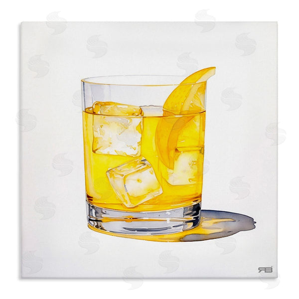 stupell industries RB | Liquor with Citrus Peel Wall Art