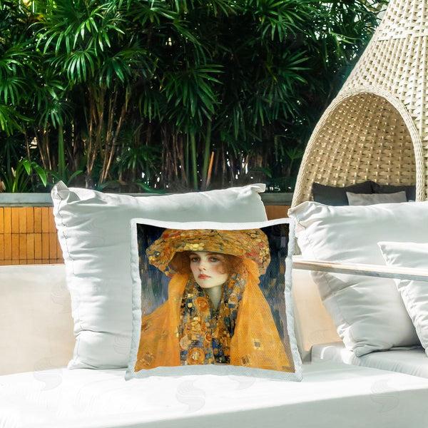 Stupell Industries RB | Luxurious Fashion Woman Printed Throw Pillow