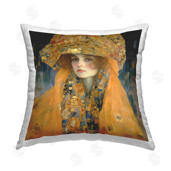 stupell industries RB | Luxurious Fashion Woman Printed Throw Pillow