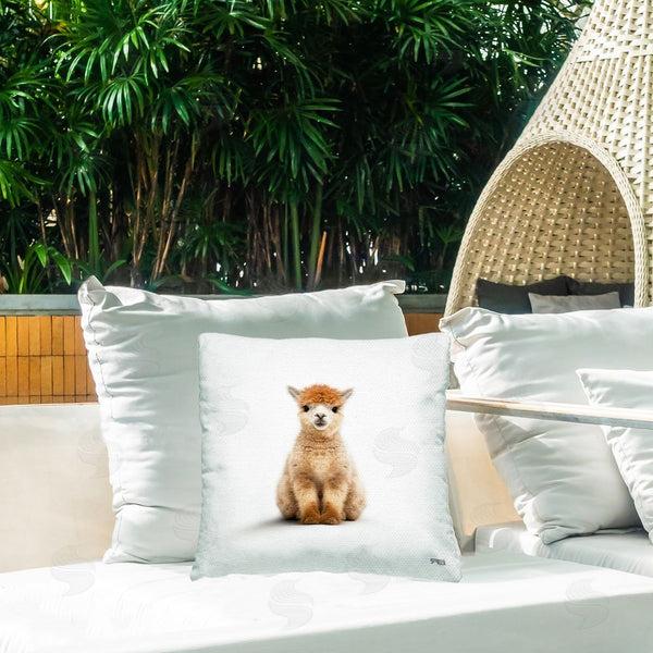 Stupell Industries RB | Minimal Baby Llama Printed Throw Pillow