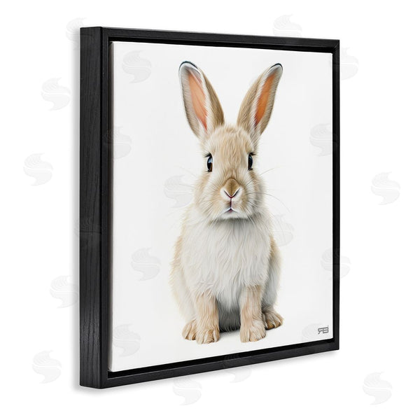 Stupell Industries RB | Minimal Bunny On White Wall Art