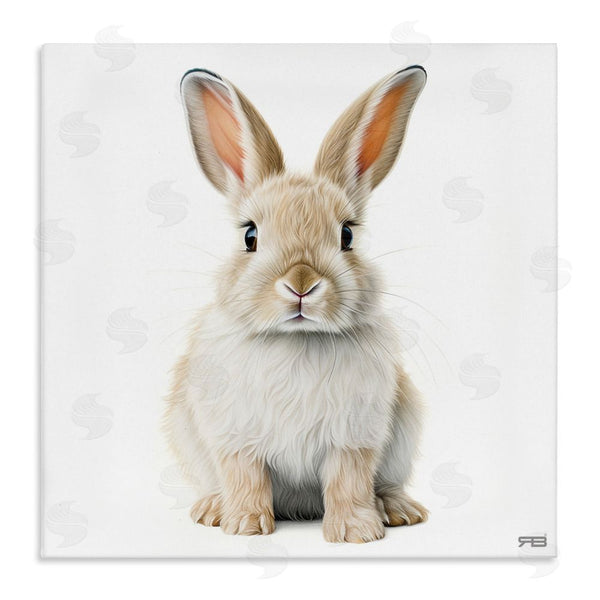 stupell industries RB | Minimal Bunny on White Wall Art