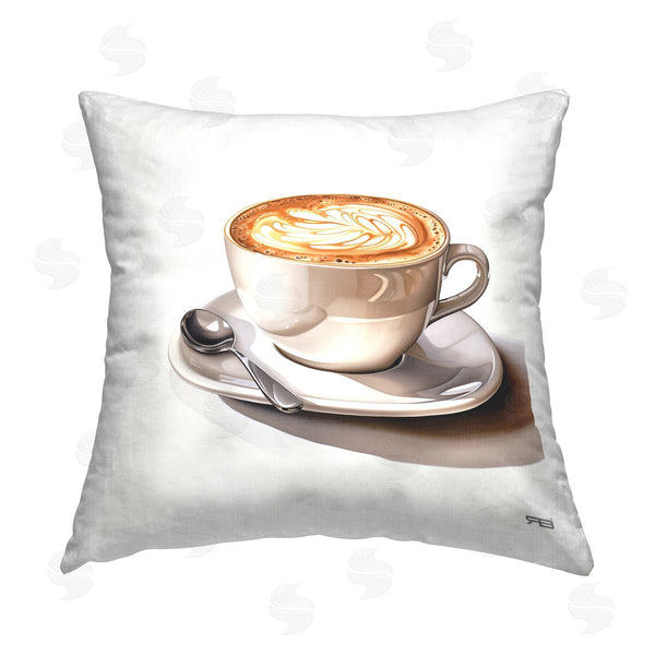 stupell industries RB | Minimal Cappuccino Mug Printed Throw Pillow