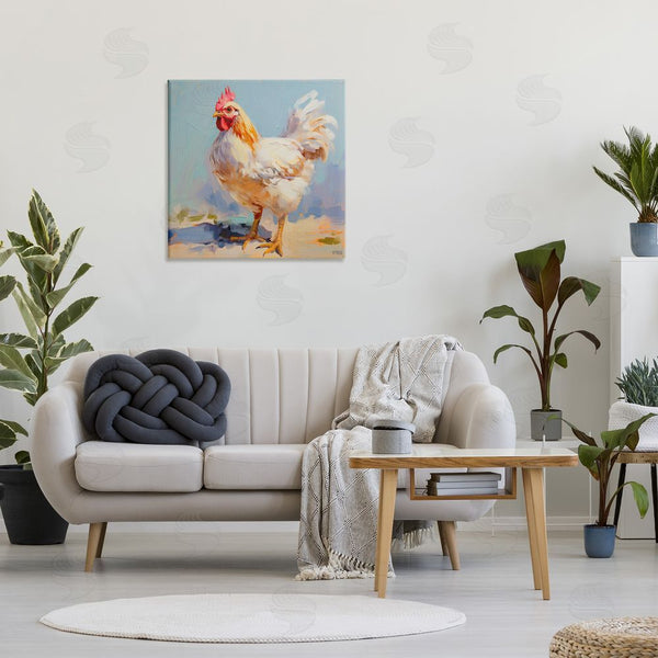 Stupell Industries RB | Modern Farmhouse Hen Wall Art