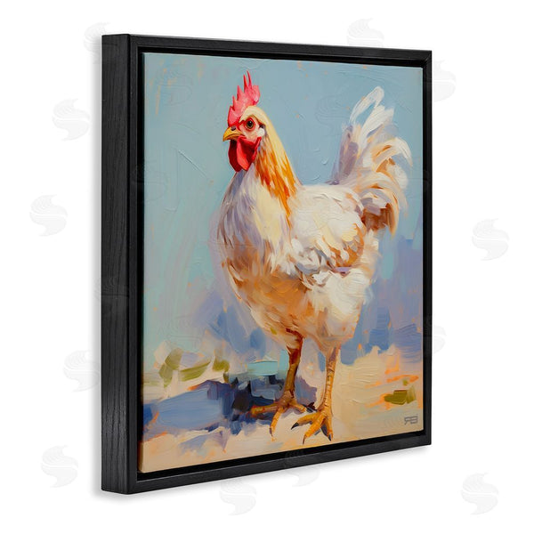 Stupell Industries RB | Modern Farmhouse Hen Wall Art