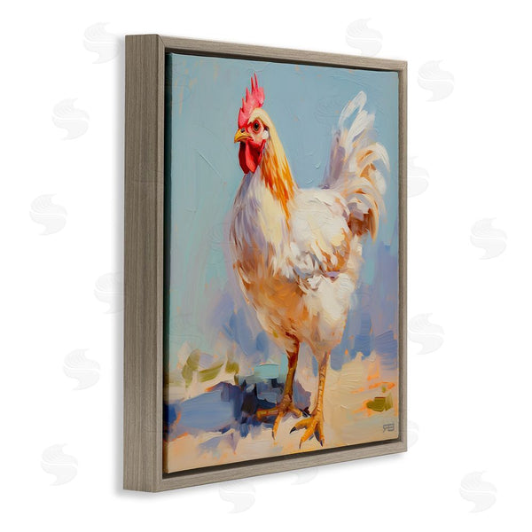 Stupell Industries RB | Modern Farmhouse Hen Wall Art