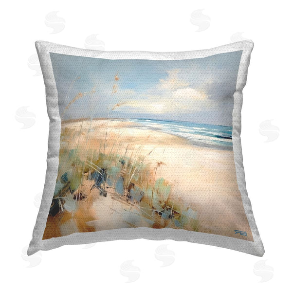 Stupell Industries RB | Modern Nautical Beach Printed Throw Pillow