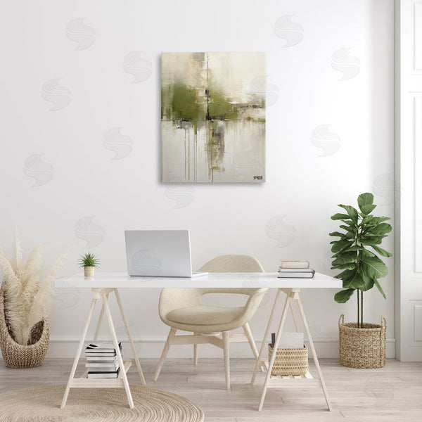 Stupell Industries RB | Modern Paint Drip Horizon Wall Art