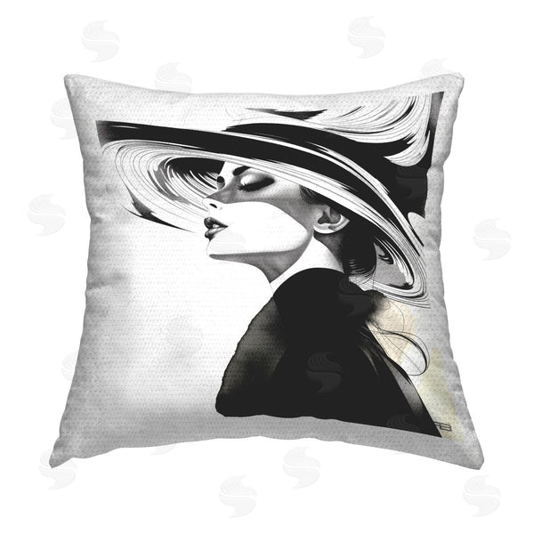 Stupell Industries RB | Modish Glam Woman Printed Throw Pillow