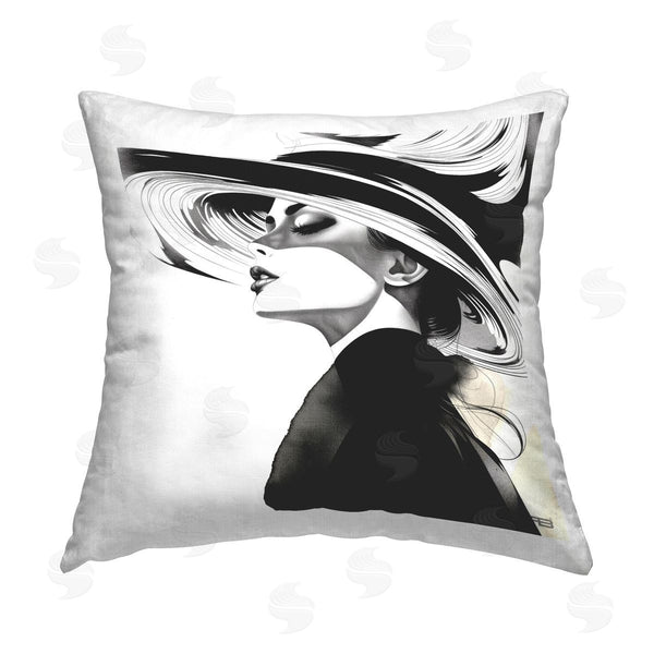 stupell industries RB | Modish Glam Woman Printed Throw Pillow