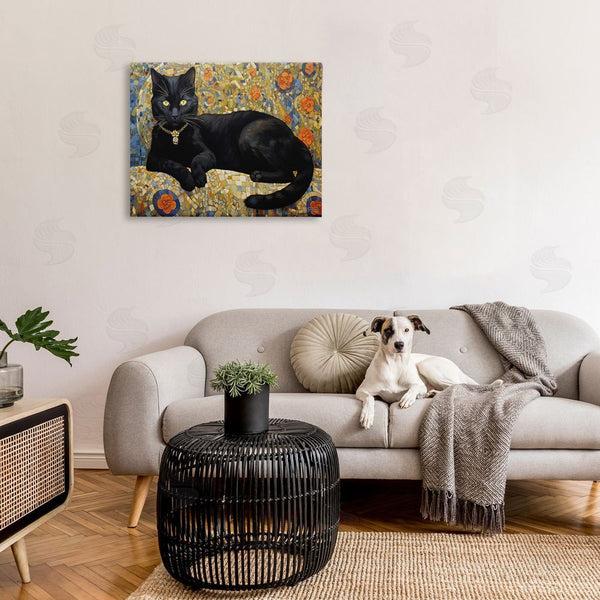 Stupell Industries RB | Mosaic Patterned Cat Wall Art