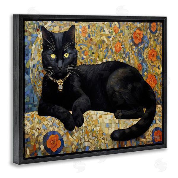 Stupell Industries RB | Mosaic Patterned Cat Wall Art