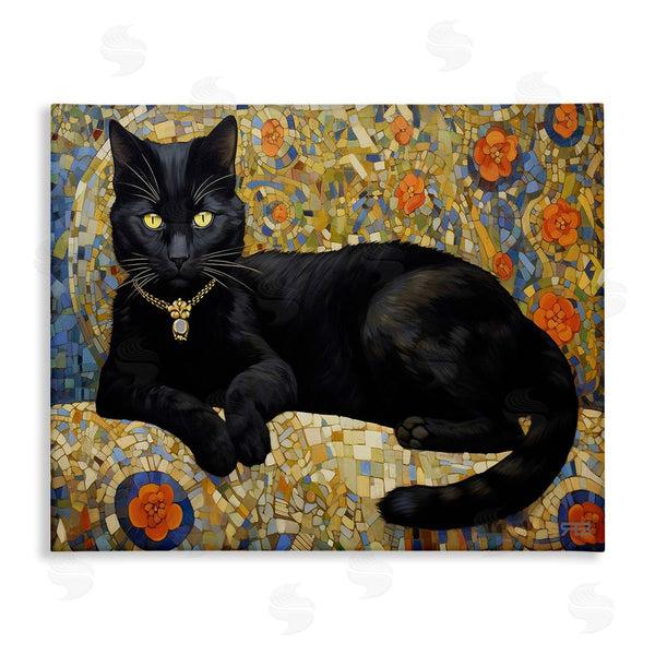 stupell industries RB | Mosaic Patterned Cat Wall Art