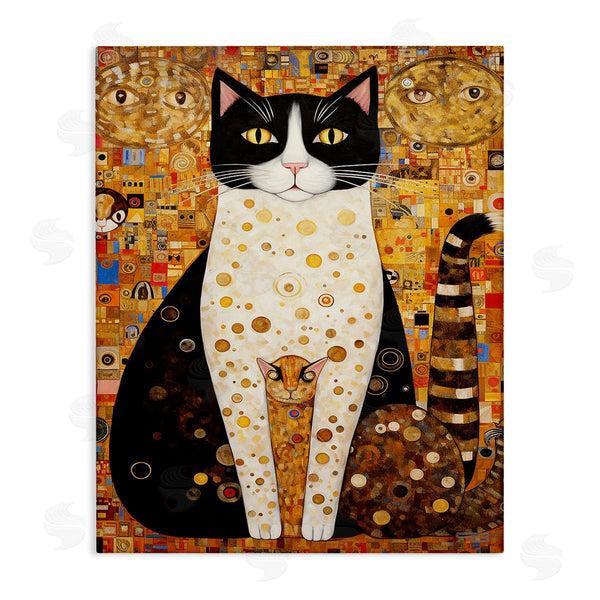 stupell industries RB | Mosaic Style Cats Pattern Wall Art