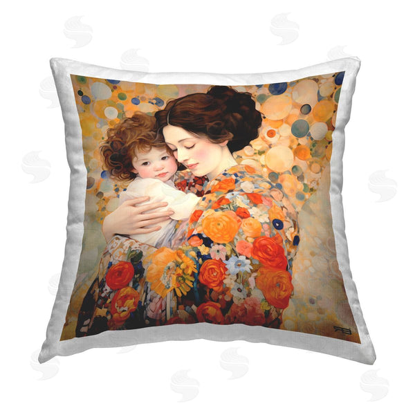 stupell industries RB | Mother Hugging Toddler Printed Throw Pillow