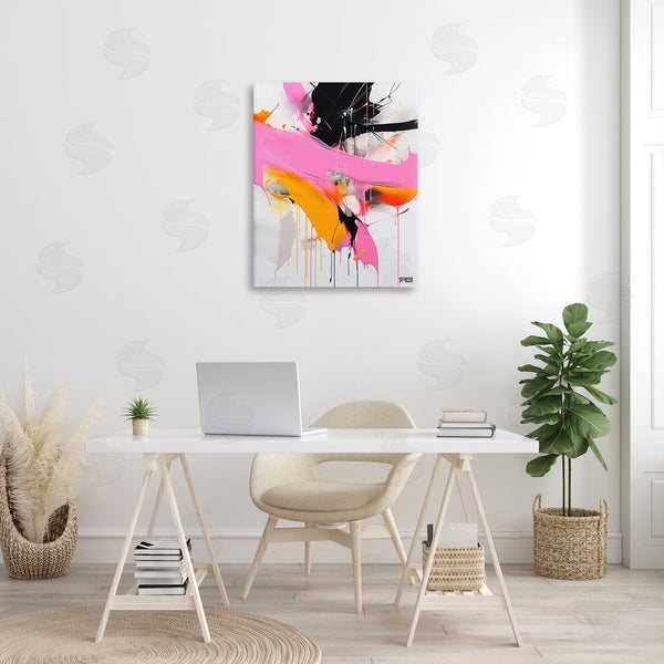Stupell Industries RB | Pink & Black Contemporary Wall Art