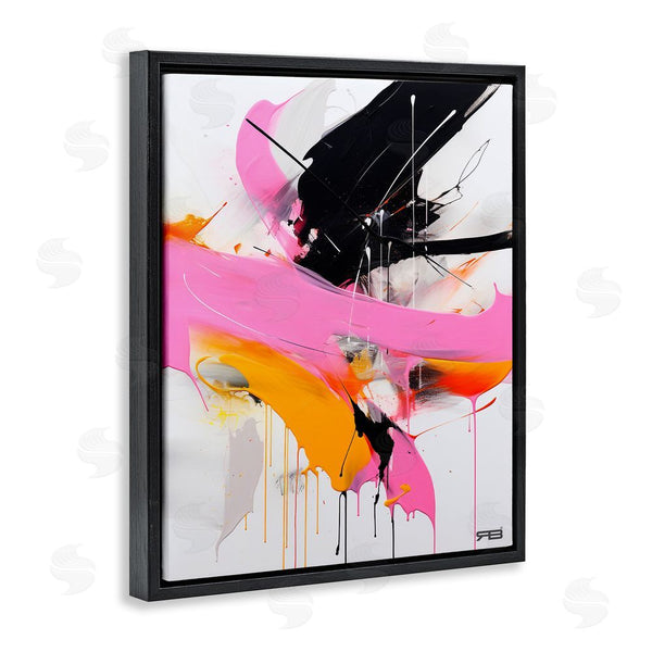 Stupell Industries RB | Pink & Black Contemporary Wall Art