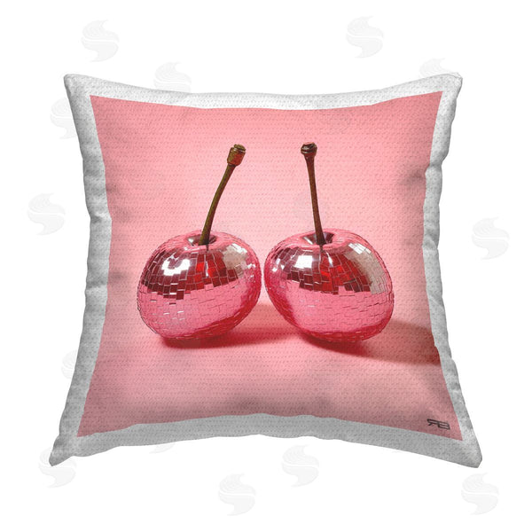 Stupell Industries RB | Reflective Cherry Fruits Printed Throw Pillow