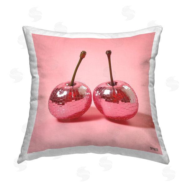 stupell industries RB | Reflective Cherry Fruits Printed Throw Pillow