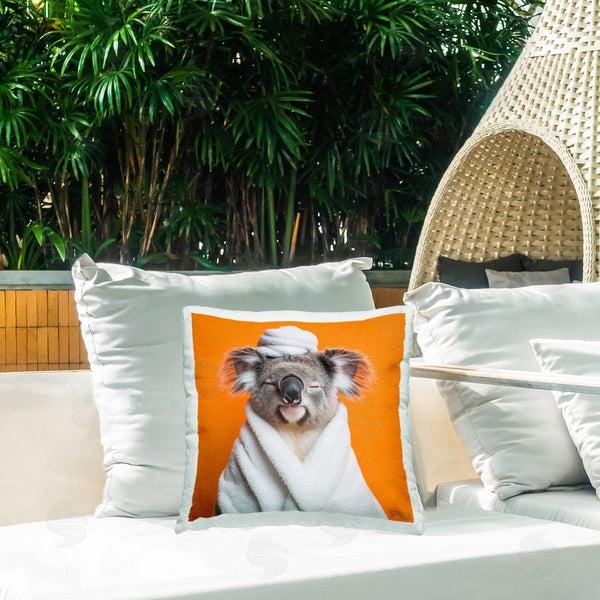 Stupell Industries RB | Relaxed Bathtime Koala Printed Throw Pillow