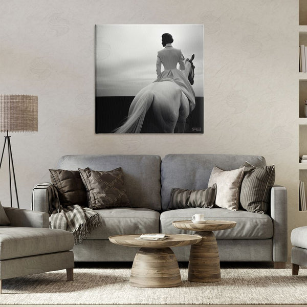 Stupell Industries RB | Riding Horse Into Horizon Wall Art
