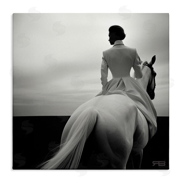 stupell industries RB | Riding Horse into Horizon Wall Art