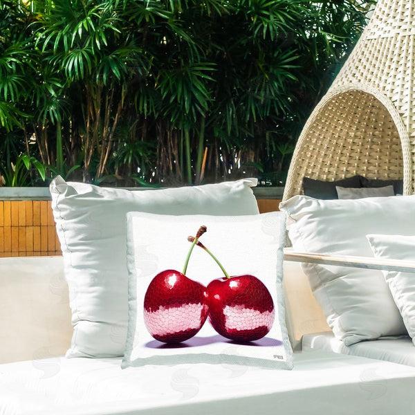 Stupell Industries RB | Shining Cherry Fruits Printed Throw Pillow
