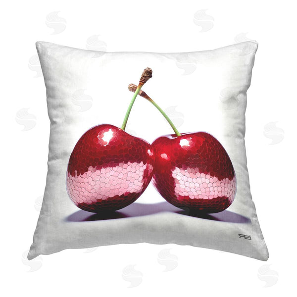 stupell industries RB | Shining Cherry Fruits Printed Throw Pillow