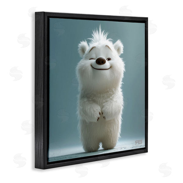 Stupell Industries RB | Smiling Polar Bear Cub Wall Art