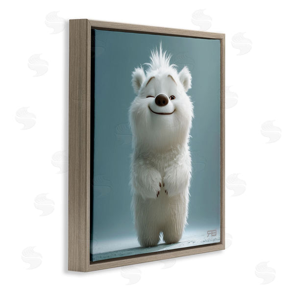 Stupell Industries RB | Smiling Polar Bear Cub Wall Art
