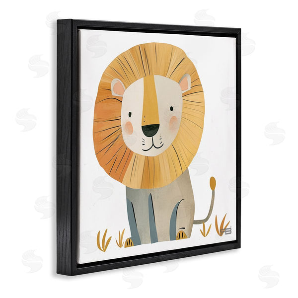 Stupell Industries RB | Smiling Whimsical Lion Wall Art