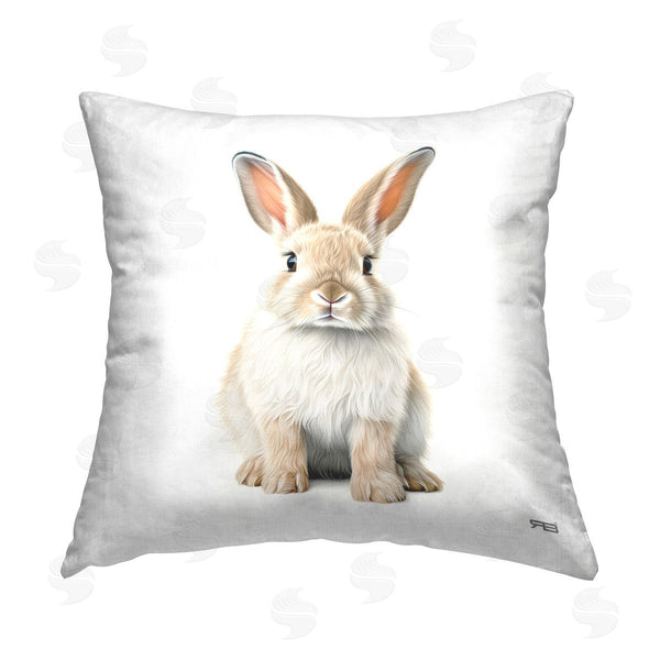 stupell industries RB | Soft Gazing Bunny Printed Throw Pillow