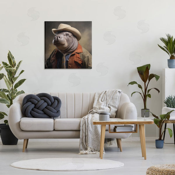 Stupell Industries RB | Southern Sheriff Manatee Wall Art