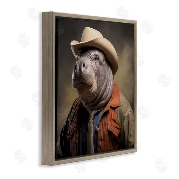 Stupell Industries RB | Southern Sheriff Manatee Wall Art