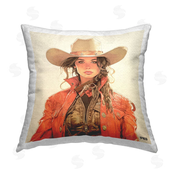 Stupell Industries RB | Southern Stylish Cowgirl Printed Throw Pillow