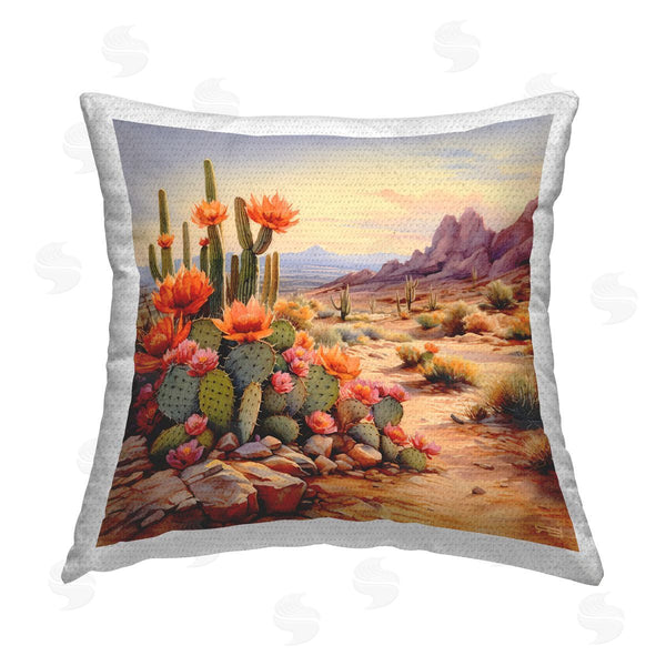 Stupell Industries RB | Southwestern Cactus Bunches Printed Throw Pillow