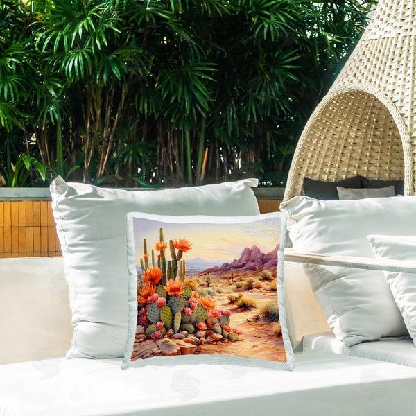 Stupell Industries RB | Southwestern Cactus Bunches Printed Throw Pillow