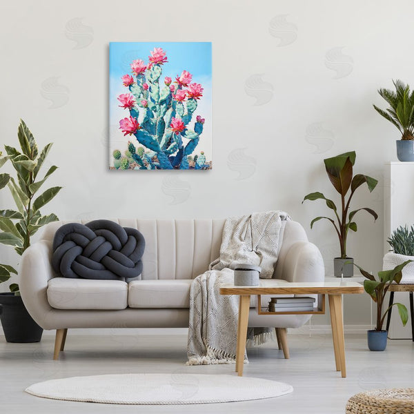 Stupell Industries RB | Southwestern Cactus Flowers Wall Art