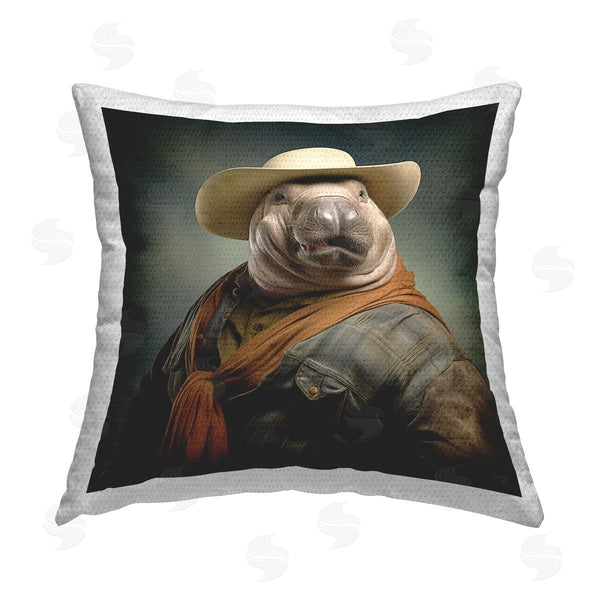 Stupell Industries RB | Southwestern Sea Life Portrait Printed Throw Pillow