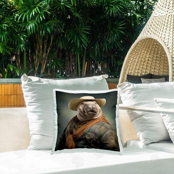 Stupell Industries RB | Southwestern Sea Life Portrait Printed Throw Pillow