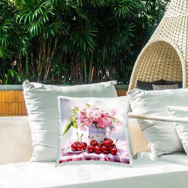 Stupell Industries RB | Spring Cherries & Bouquet Printed Throw Pillow