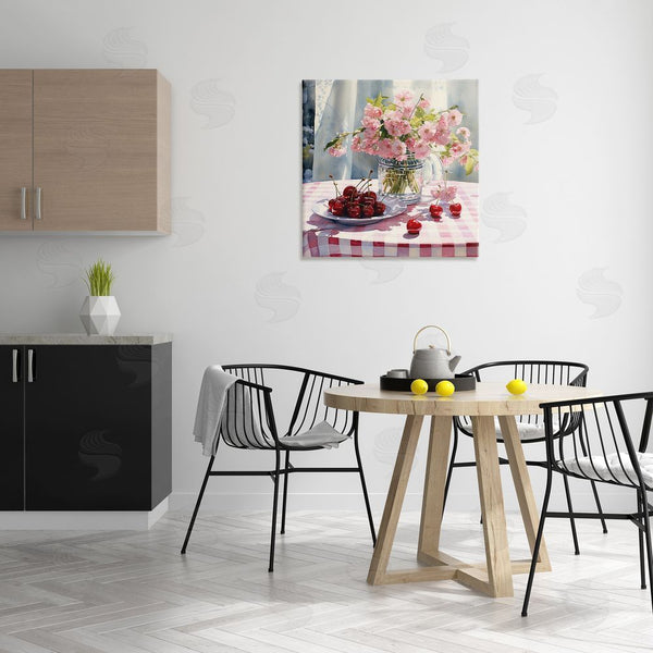 Stupell Industries RB | Spring Still Life On Plaid Wall Art