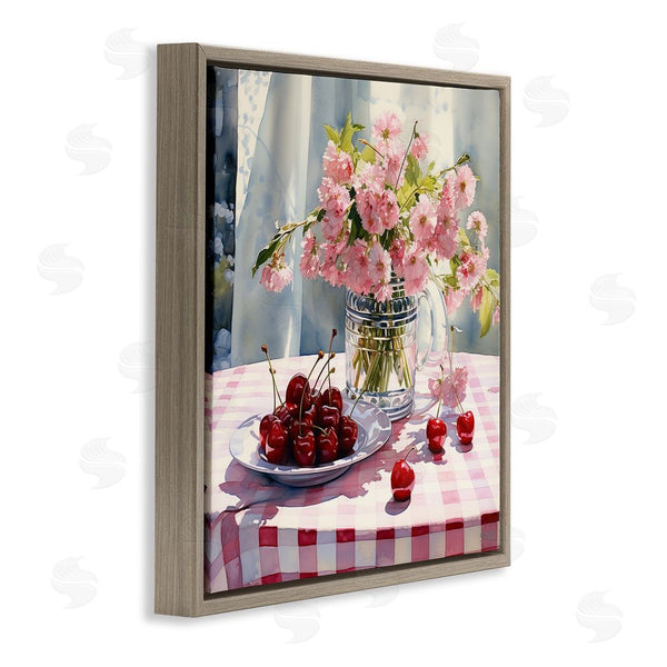 Stupell Industries RB | Spring Still Life On Plaid Wall Art