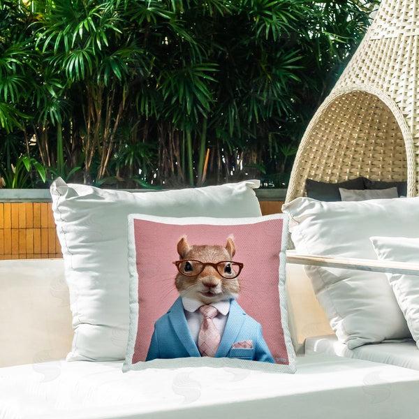 Stupell Industries RB | Squirrel In Chic Suit Printed Throw Pillow