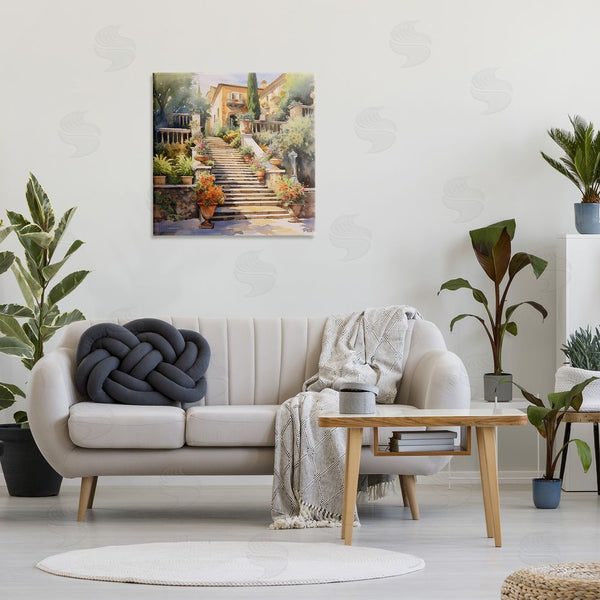Stupell Industries RB | Stairs To European Villa Wall Art