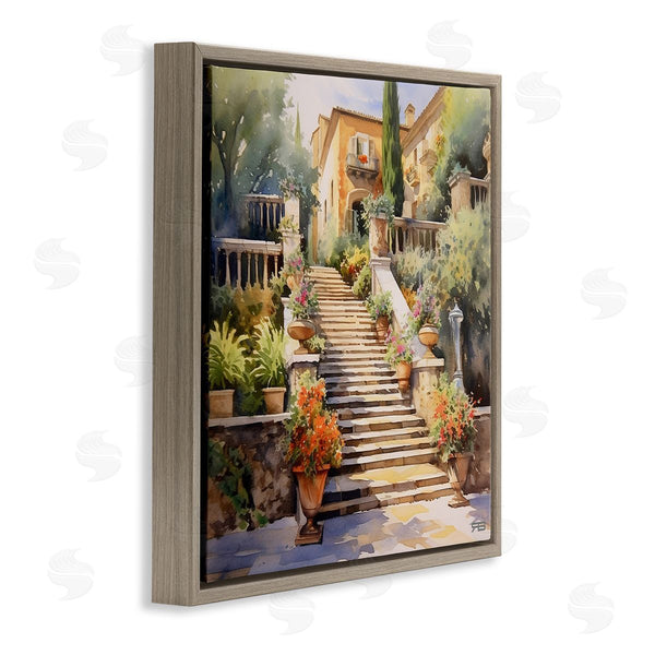 Stupell Industries RB | Stairs To European Villa Wall Art