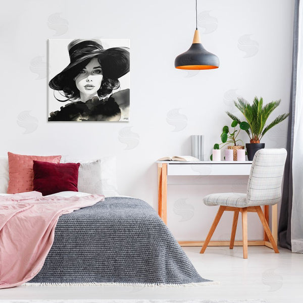 Stupell Industries RB | Stylish Fashionista Gaze Wall Art