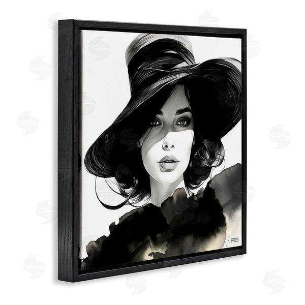 Stupell Industries RB | Stylish Fashionista Gaze Wall Art