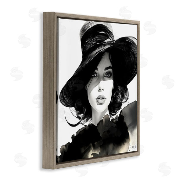 Stupell Industries RB | Stylish Fashionista Gaze Wall Art